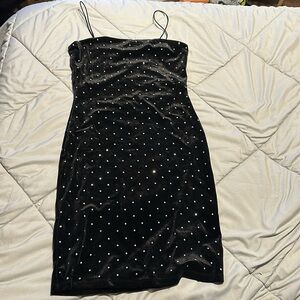 H&M black mini dress